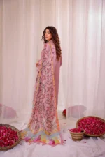 3PC EMBROIDERED DHANAK SUIT -SW638 - Image 4