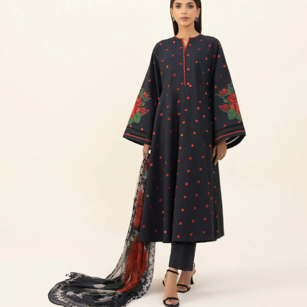 3PC UNSTITCHED DHANAK SUIT - SW341