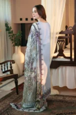 3PC EMBROIDERED DHANAK SUIT - SW627 - Image 3
