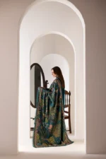 3PC EMBROIDED DHANAK - SW 617 - Image 3