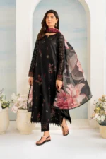 3 PC - EMBROIDERED DHANAK SUIT - SW592 - Image 2