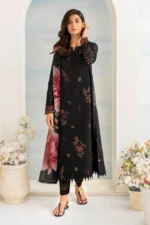 3 PC - EMBROIDERED DHANAK SUIT - SW592