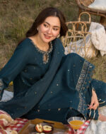 3PC DHANAK EMBROIDERED SUIT - SW635 - Image 7