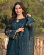 3PC DHANAK EMBROIDERED SUIT - SW635 - Image 4