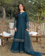 3PC DHANAK EMBROIDERED SUIT - SW635 - Image 2
