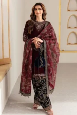 Embroidered Velvet Formal -SW102