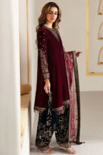 Embroidered Velvet Formal -SW102 - Image 3