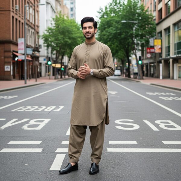 Winter Wash n Wear By Shahmeer- Beige