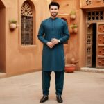 Winter Wash n Wear By Shahmeer- Petrol Blue