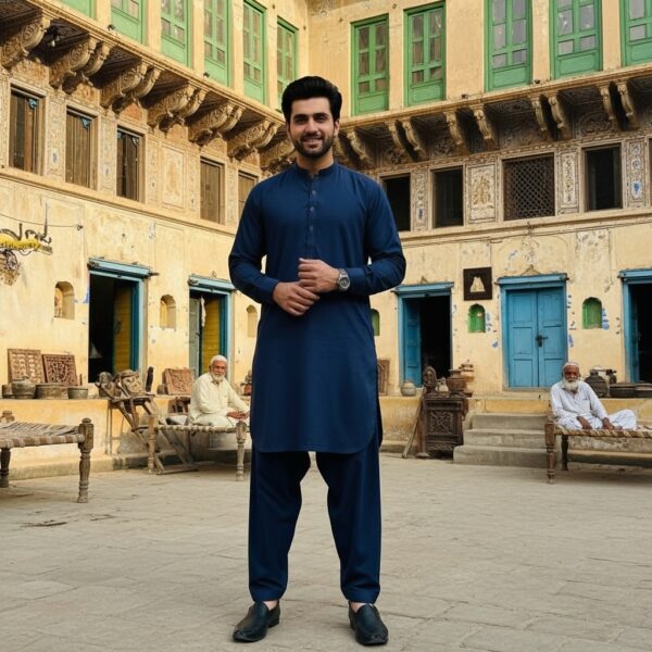Winter Wash n Wear By Shahmeer- Deep Navy