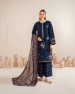 AMEEMA 3PC EMBROIDERED DHANAK SUIT - SW827