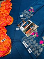 3PC DHANAK EMBROIDERED SUIT - SW606 - Image 5