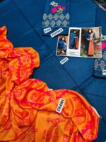 3PC DHANAK EMBROIDERED SUIT - SW606 - Image 2