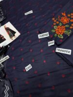 3PC UNSTITCHED DHANAK SUIT - BG341 - Image 3