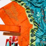 3 PIECE-EMBROIDERED DHANAK SUIT-SW568 - Image 4