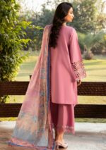Bin Ilyas Embroidered Dhanak Suit - SW809 - Image 4
