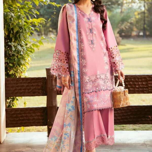 Bin Ilyas Embroidered Dhanak Suit - SW809