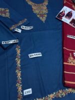JAZMIN 3 PC  PREMIUM DHANAK EMBROIDERED  SUIT - SW824 - Image 4