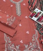 Izel PREMIUM DHANAK EMBROIDERED SUIT SW-829 - Image 5